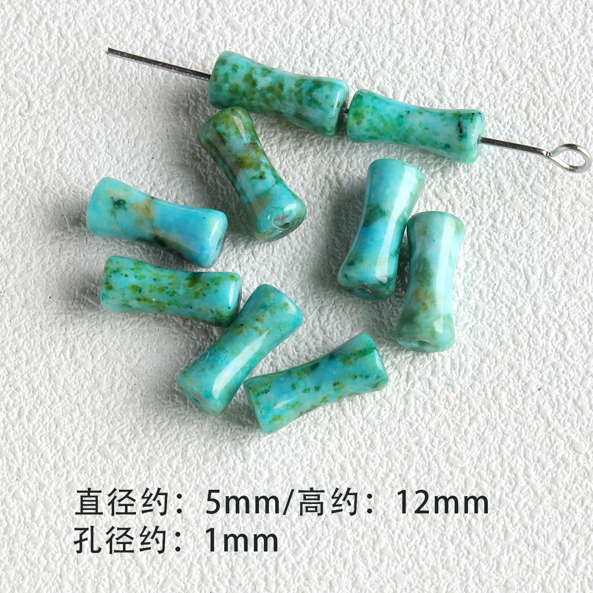 [A touch of orchid] Phoenix stone natural stone loose beads spacer round beads bracelet necklace diy accessories material