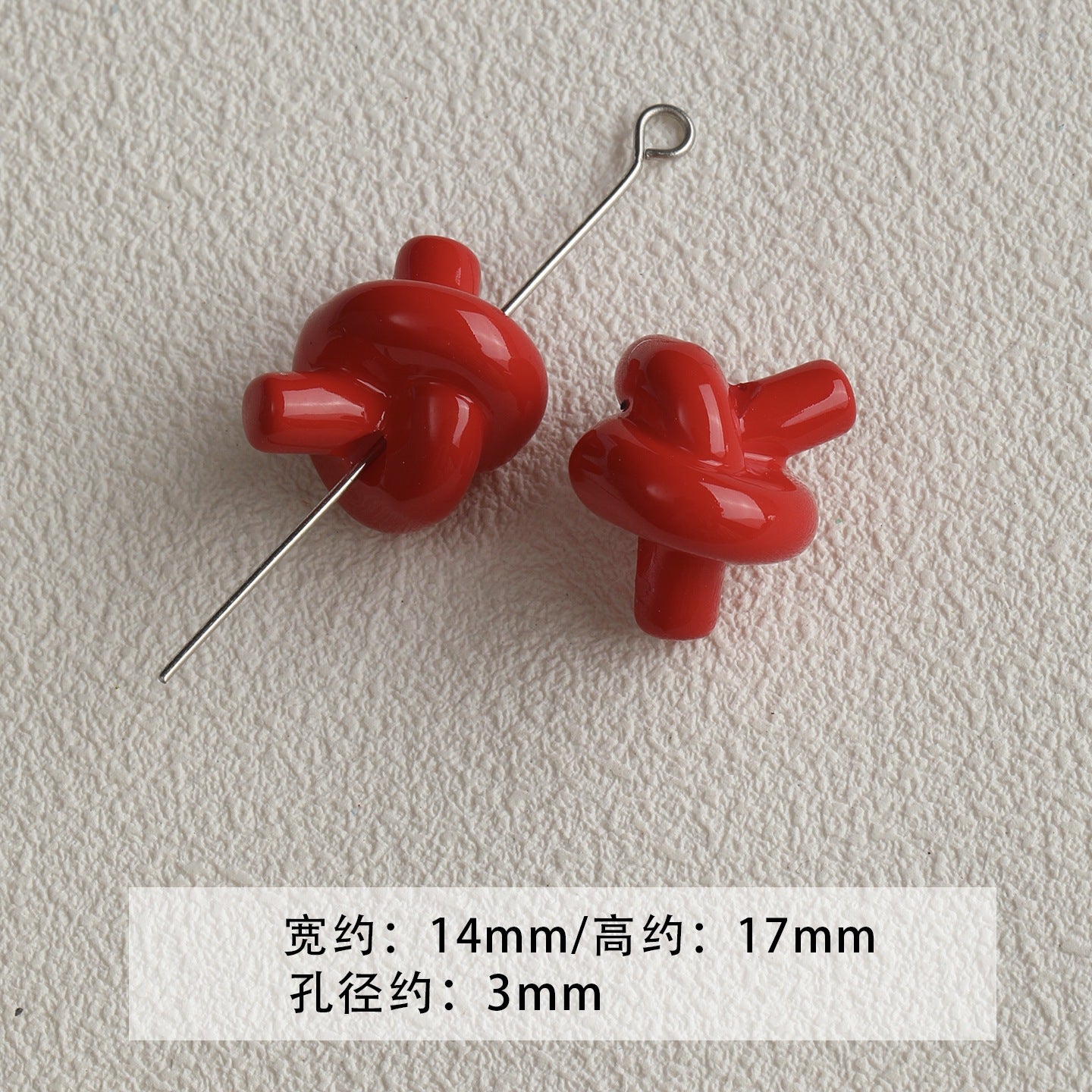 [red, yellow and blue] acrylic paint stars love beaded mobile phone chain keychain loose beads diy accessories material