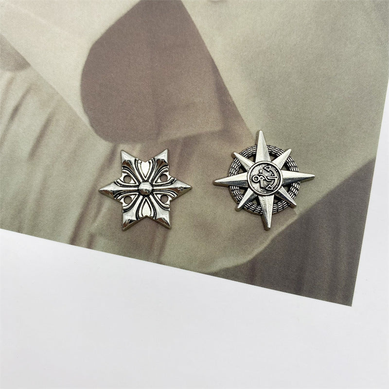 New Vintage Alloy Jewelry Personalized Cross Accessories Dark Style Phone Case Shoe Charms Hair Accessories DIY Materials