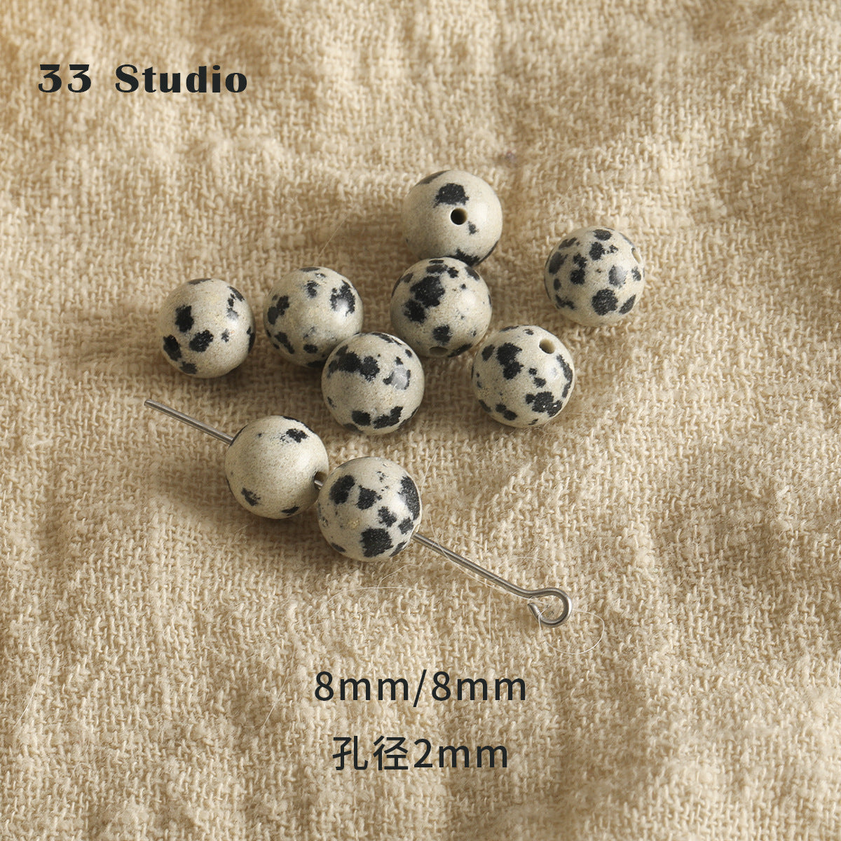 Vintage natural Crystal Jade loose beads round beads beads spacer beads diy accessories material package bracelet necklace earrings