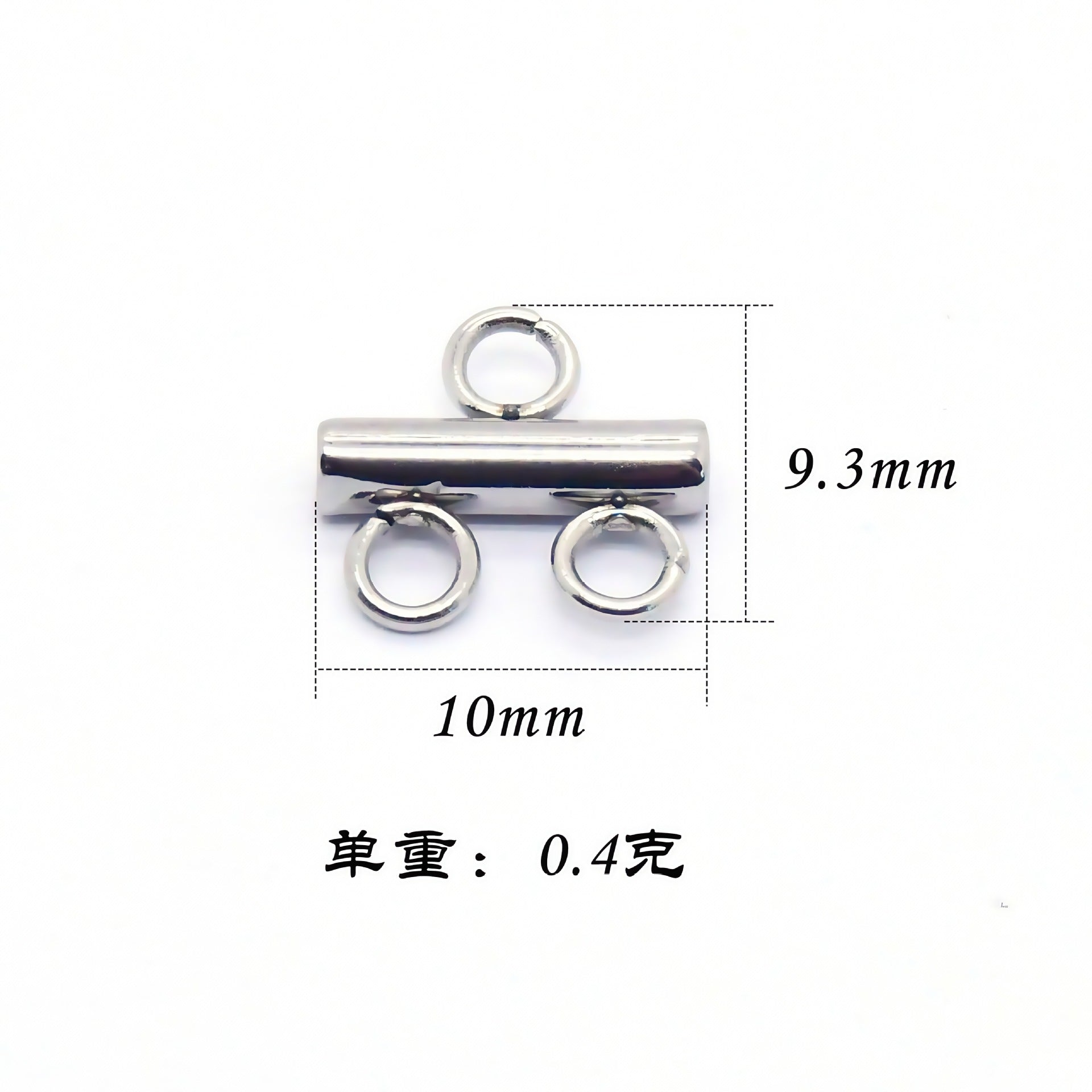 Factory Direct Sales Cross-Border Supply Stainless Steel DIY Porous Luggage Accessories Earrings Pendants Tassel Jewelry Accessories