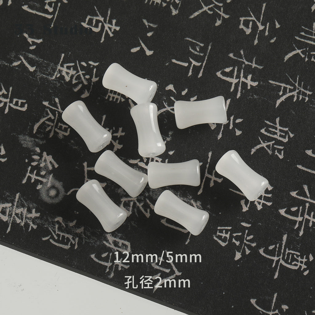 Vintage natural Crystal Jade loose beads round beads beads spacer beads diy accessories material package bracelet necklace earrings