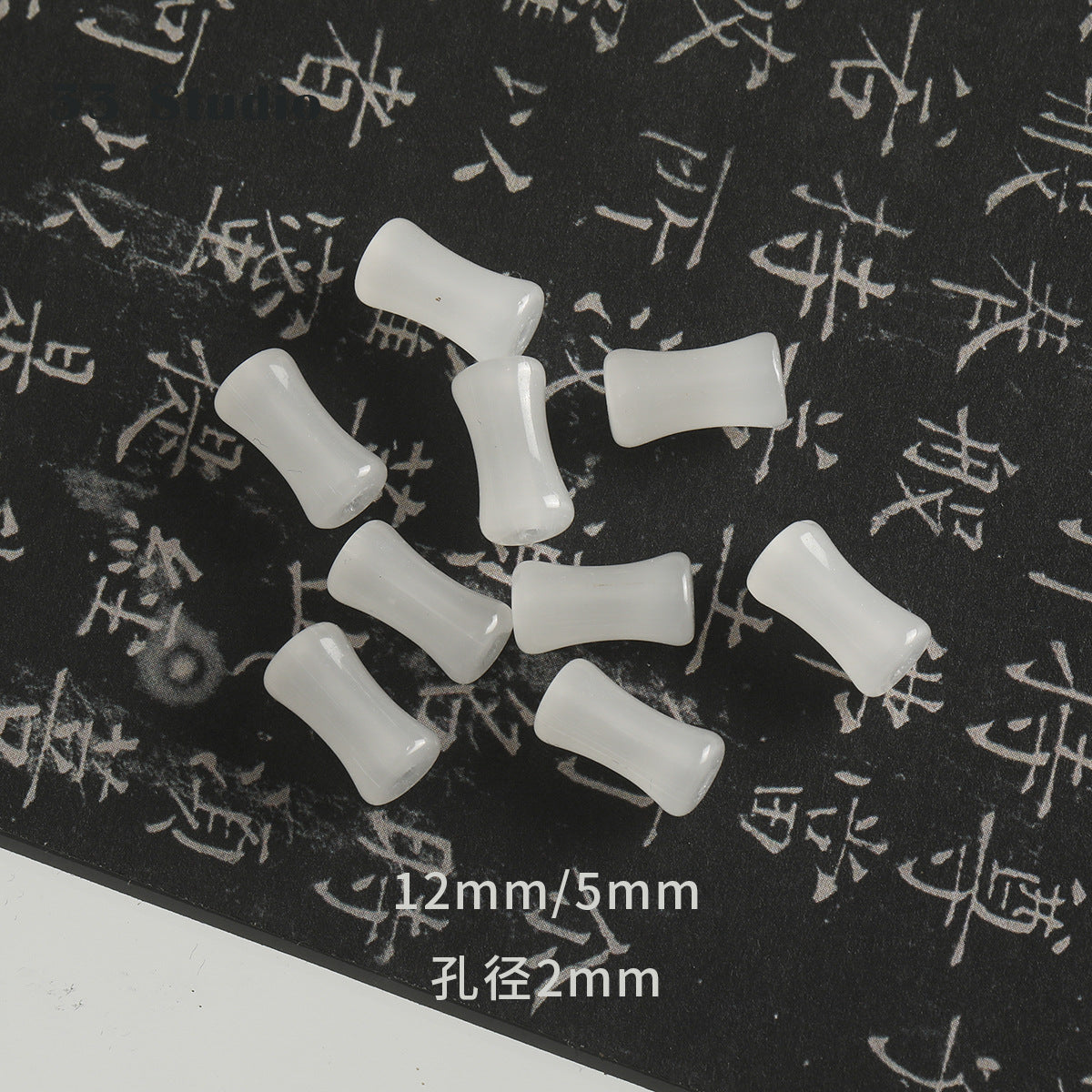 Vintage natural Crystal Jade loose beads round beads beads spacer beads diy accessories material package bracelet necklace earrings