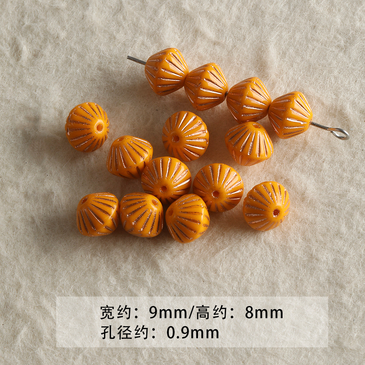 Blue Glass Loose Beads Collection Bracelet Necklace Mobile Phone Chain Beaded DIY Accessories Material Beads