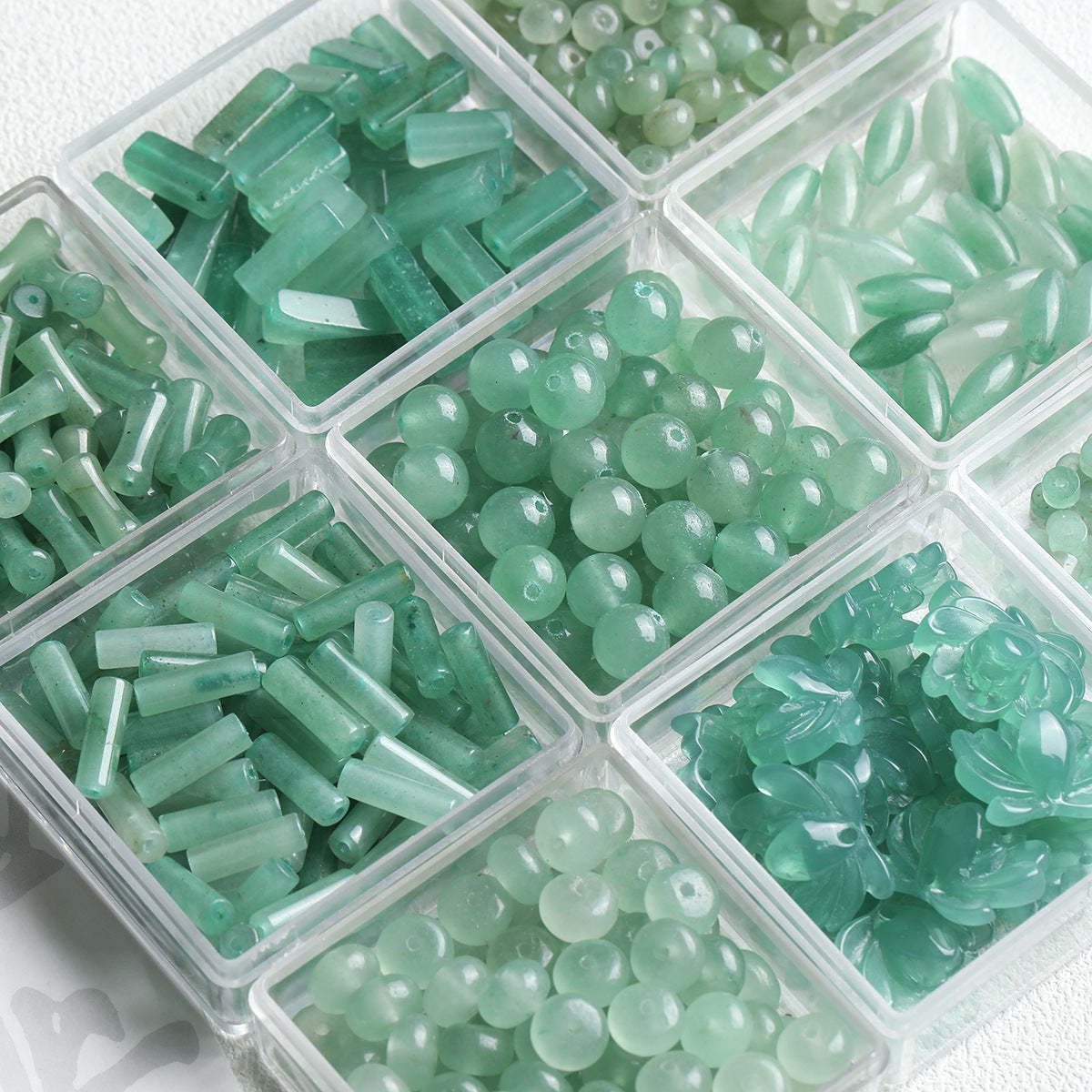 New Chinese Natural Dongling Jade Slub Scattered Beads Abacus Beads Diy Accessories Material Bracelet Necklace Beads