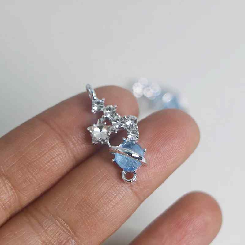 alloy series star beads DIY earrings bracelet necklace accessories