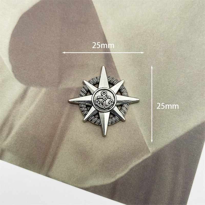 New Vintage Alloy Jewelry Personalized Cross Accessories Dark Style Phone Case Shoe Charms Hair Accessories DIY Materials