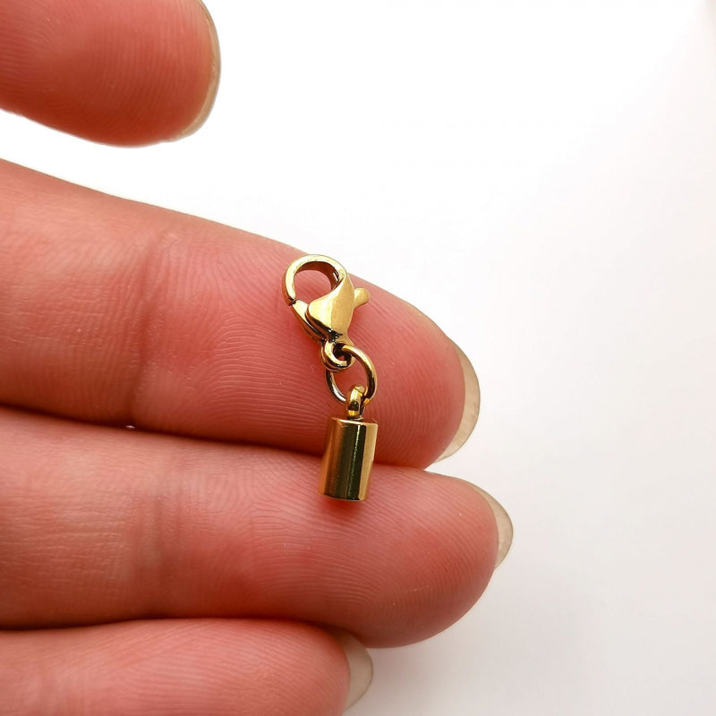 Stainless steel lobster clasp single head bucket connection buckle