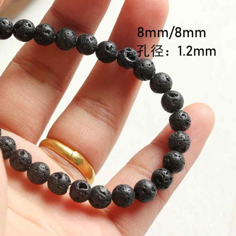 [Smoke ink] natural black agate stone beads bamboo square beads beaded loose beads  beaded necklace bracelet diy accessories beads