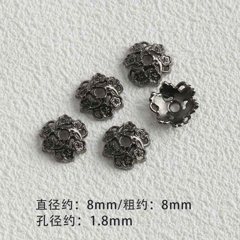 Dark Style Alloy Gun Black Pendant Spacer Beads Spacer Loose Bead Bracelet Necklace Beaded DIY Accessories