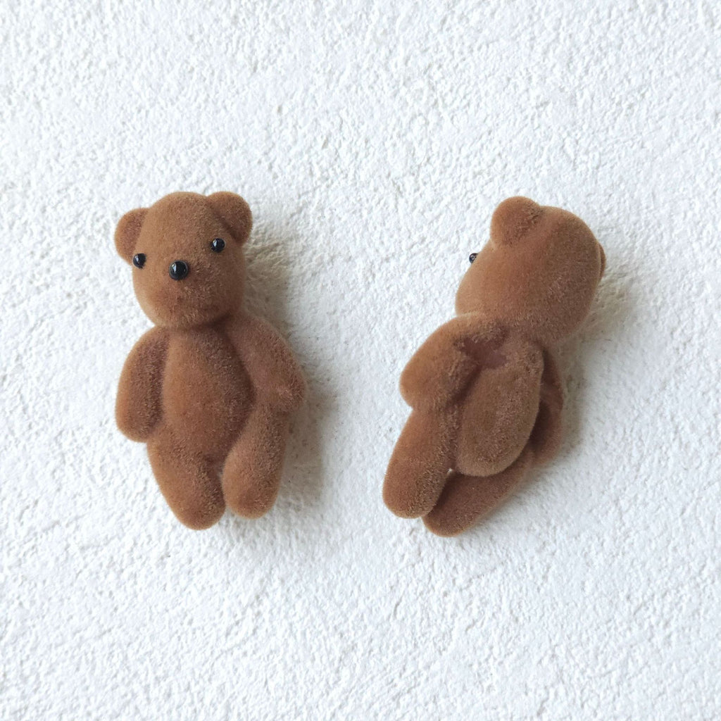 teddy bear hair accessories, edge clip bangs clip DIY accessories materials wholesale