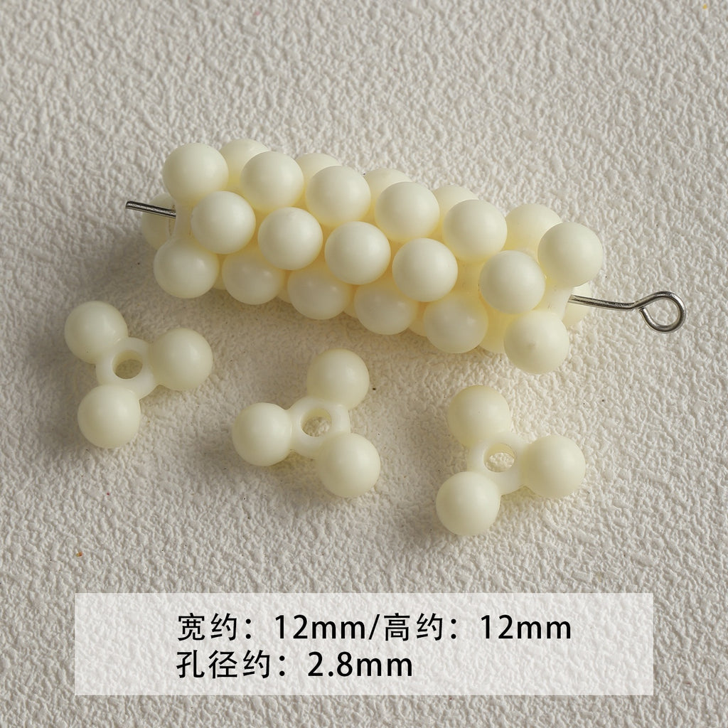 [Bihai] acrylic paint cheese star cone beaded mobile phone chain loose beads diy accessories material beads