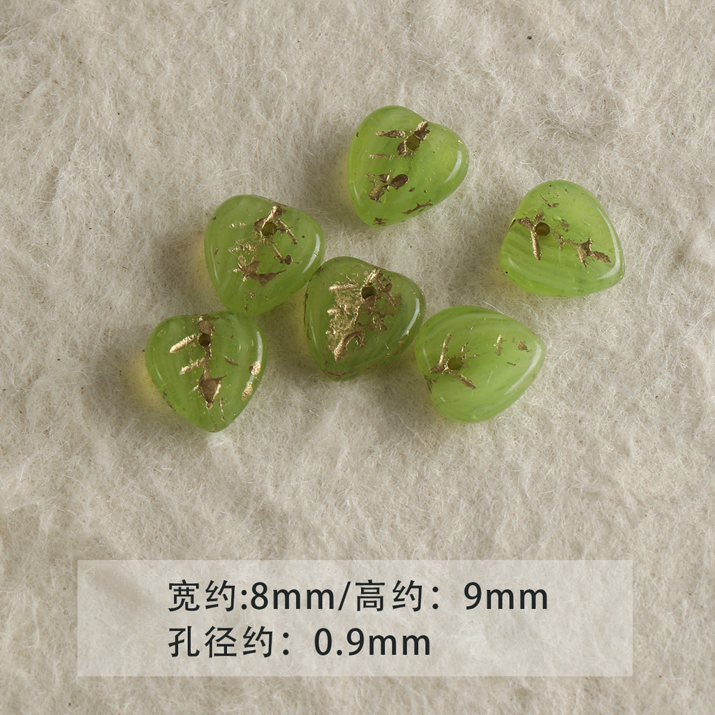 [Mo Dai Hua] Pink Imported Czech Glass Loose Beads Bracelet Necklace Mobile Phone Chain Beaded DIY Accessories Material