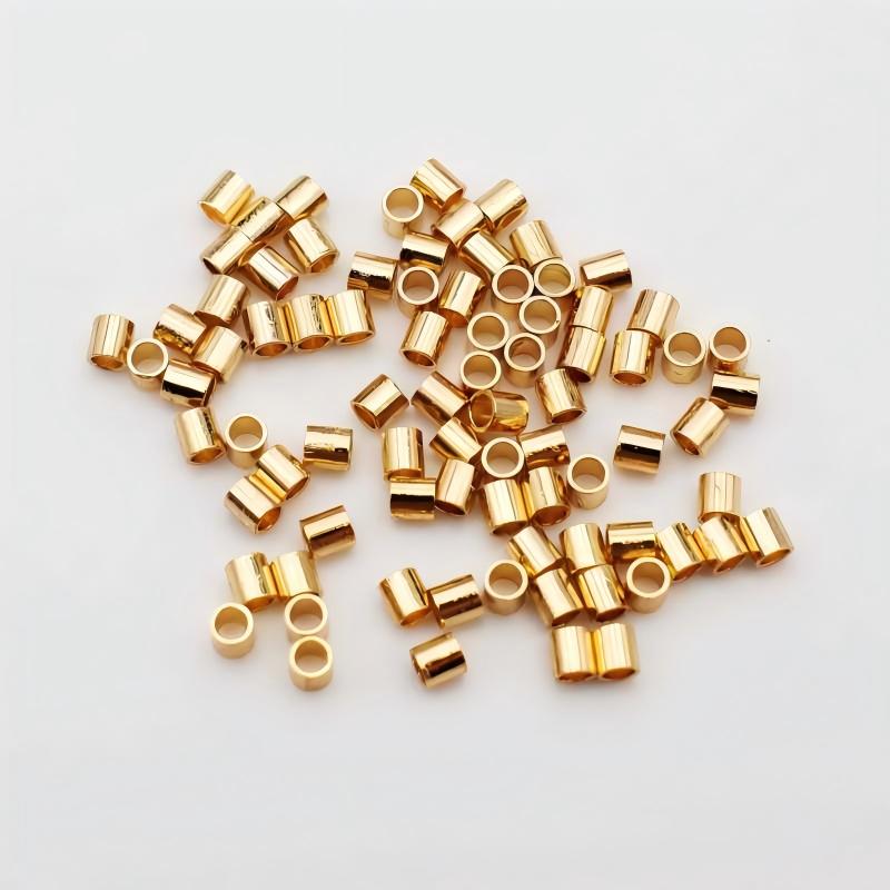 Plated clip flat positioning bead positioning tube diy accessories one bag