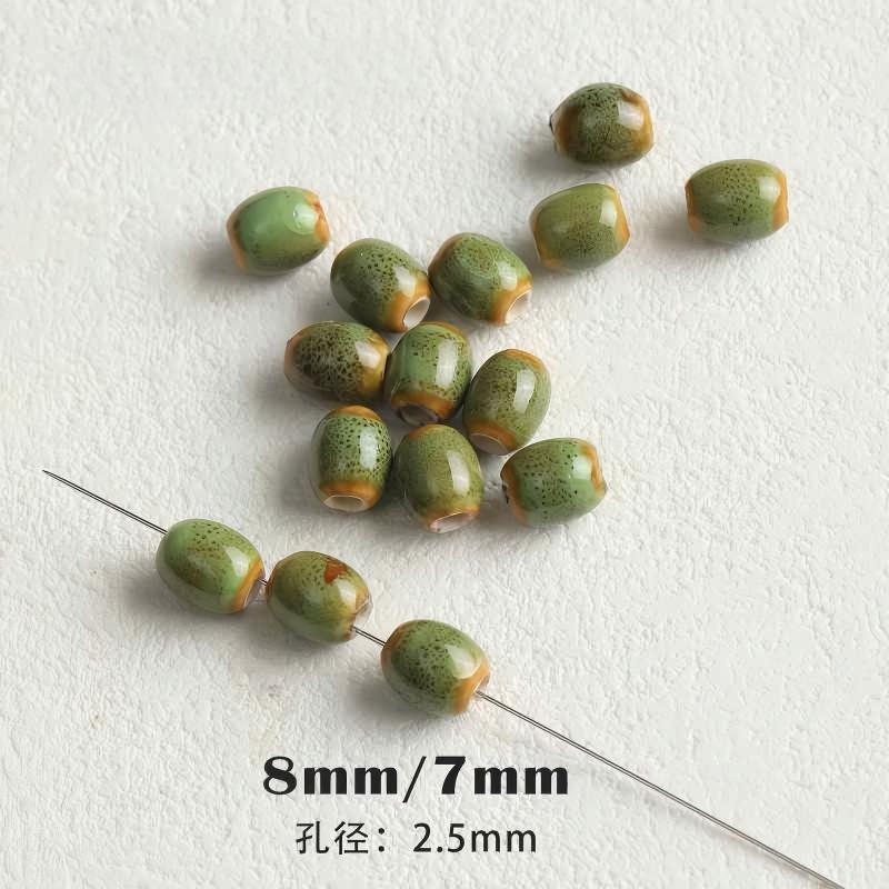 vintage ceramic rice beads water drop diy accessories material