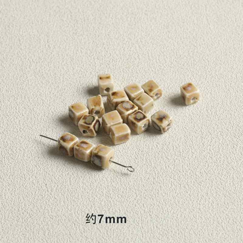 vintage ceramic rice beads water drop diy accessories material