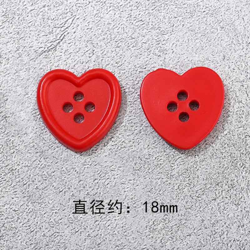 Resin color all-match niche buttons beads diy accessories material