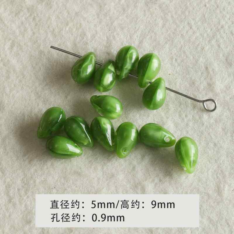 [Green Light Forest] glass beads diy accessories material
