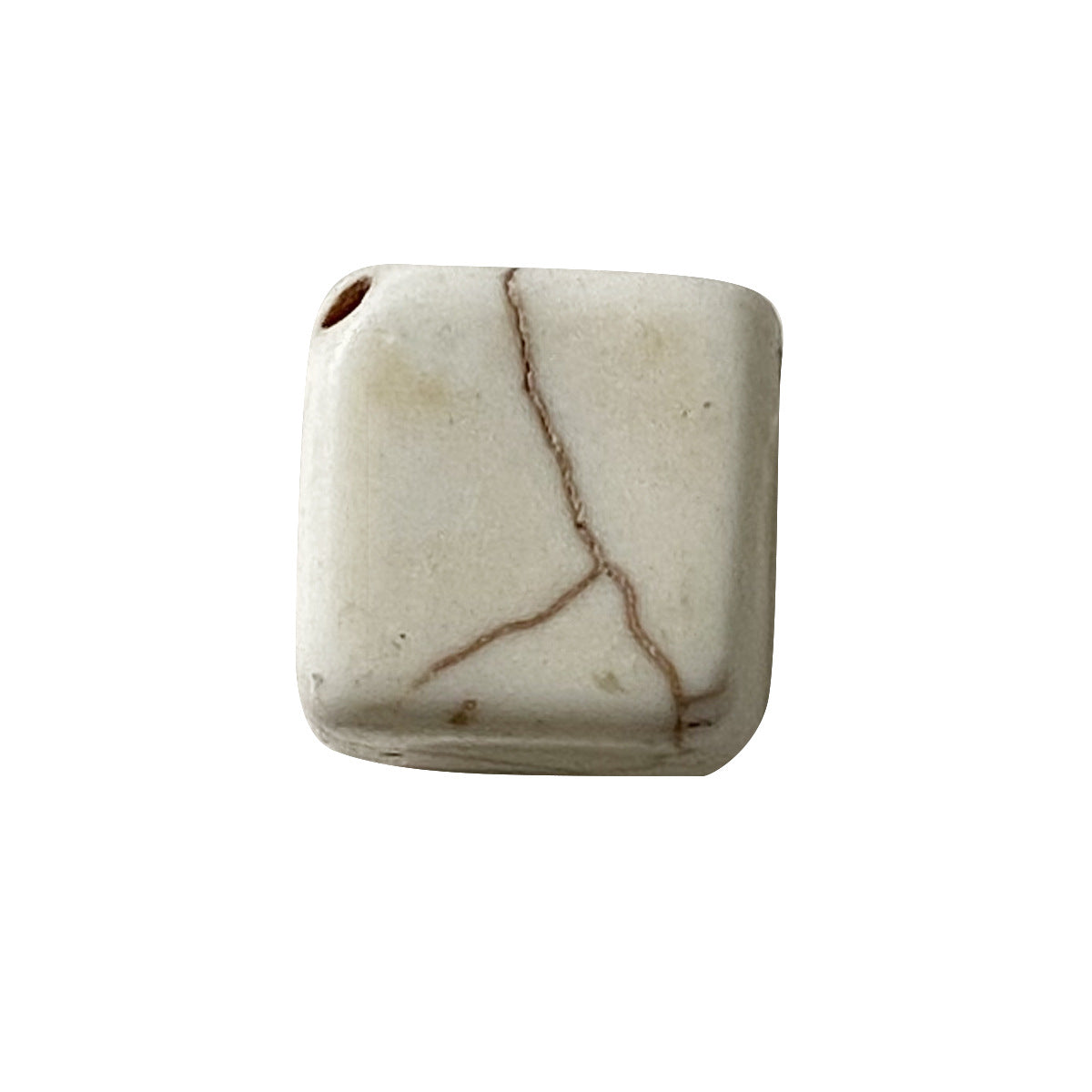 Large Synthetic White Turquoise Spacer Beads Round Beads Loose Beads Mobile Phone Chain Necklace Beaded Diy Accessories Material Beads