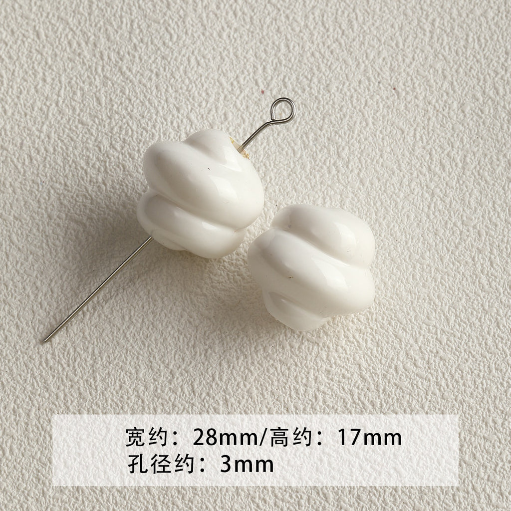 [Bihai] acrylic paint cheese star cone beaded mobile phone chain loose beads diy accessories material beads