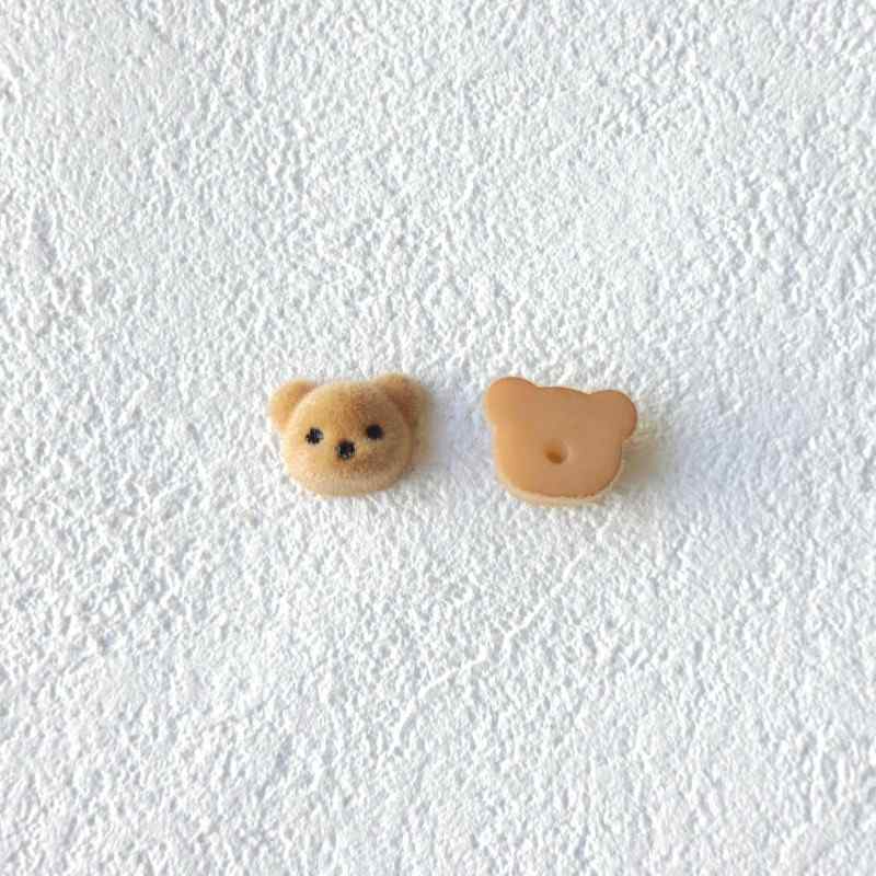 teddy bear edge clip bangs clip DIY accessories materials