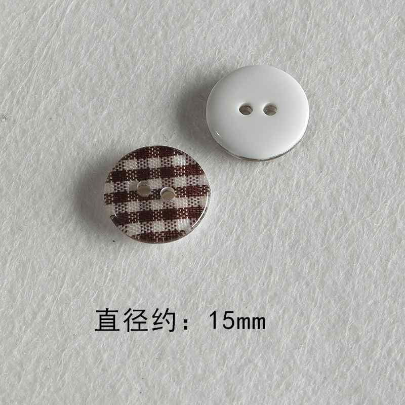 Resin color all-match niche buttons beads diy accessories material