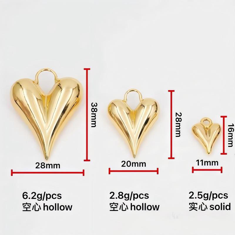 DIY jewelry accessories color retention love pendant
