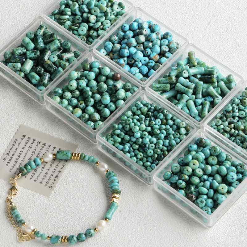 Phoenix natural stone spacer round beads diy accessories material