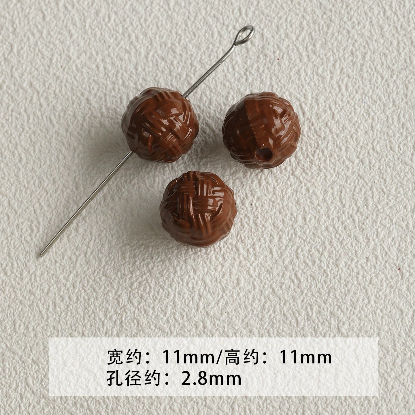 Baking paint curry color series square beads acrylic loose beads mobile phone chain key chain beads diy accessories material