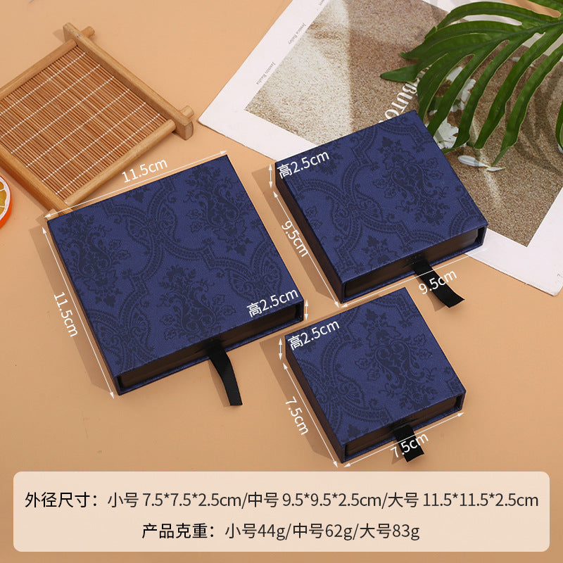 Drawer-style Jewelry Storage Box Packaging PE Film Suspension Box Anti-oxidation Jewelry Ring Bracelet Necklace Nail Art Display