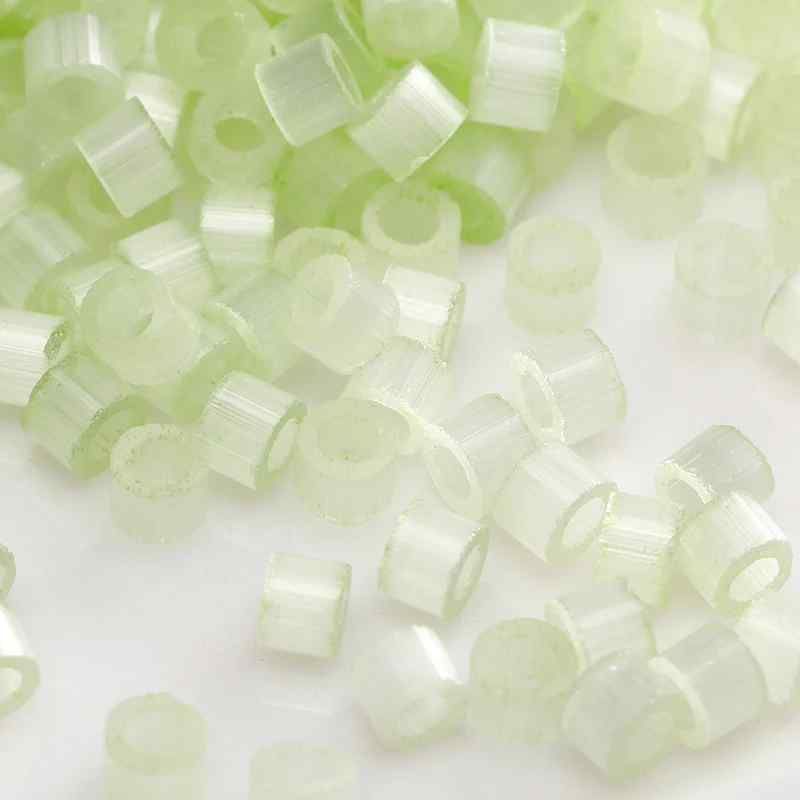 Green Style Glass Glazed Rice Beads DIY Handmade Accessories