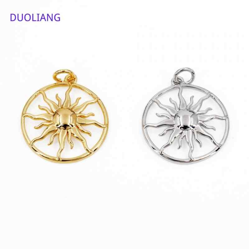 Pendant Sun and Moon Star Glossy  DIY Accessories
