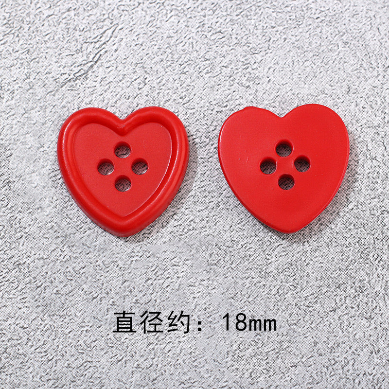 Resin color all-match niche buttons loose beads bracelet necklace mobile phone chain beads diy accessories material beads