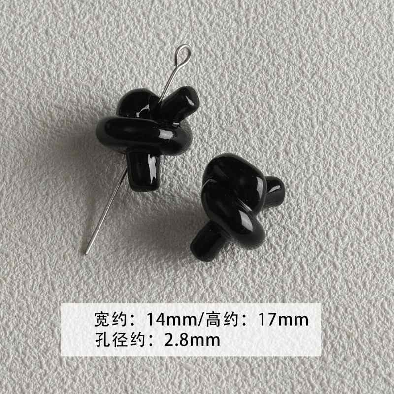 【 Spicy Girl Powder 】 Acrylic baking paint star love bead string mobile phone chain loose bead DIY accessory material bead