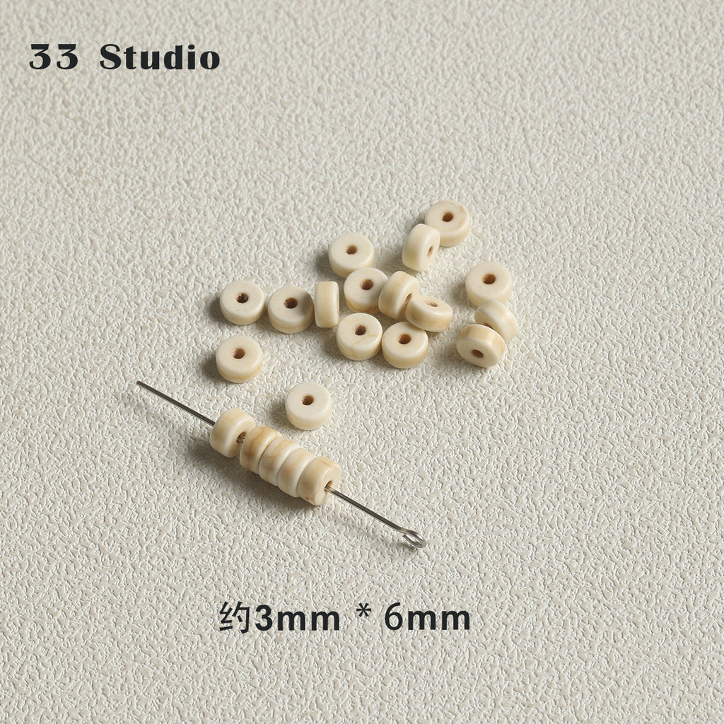 New Chinese style vintage ceramic beads rice beads water drop diy accessories material package bracelet necklace mobile phone chain beaded loose beads