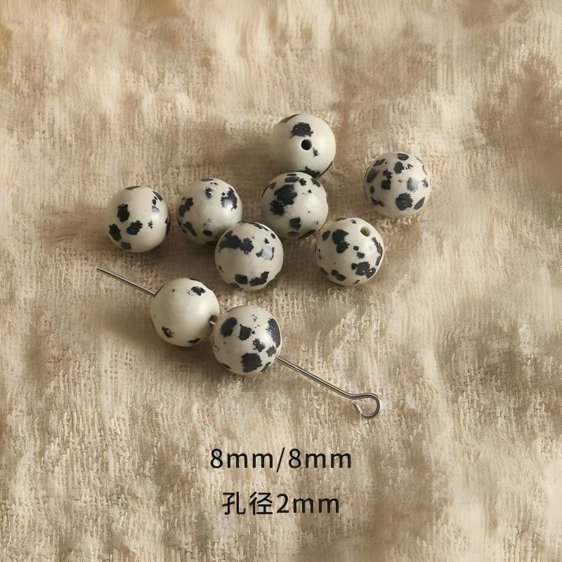 Vintage natural Crystal Jade loose beads round beads beads spacer beads diy accessories material package bracelet necklace earrings