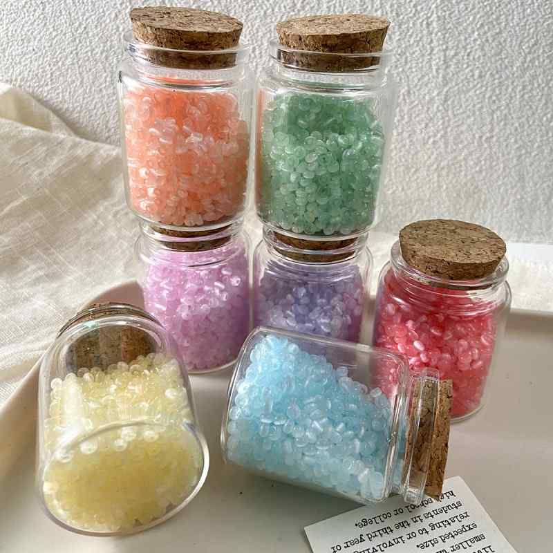 4*2mm Brushed Cat's Eye Abacus Rice Beads DIY Accessories Material