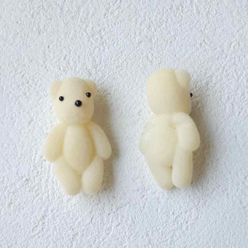 teddy bear edge clip bangs clip DIY accessories materials