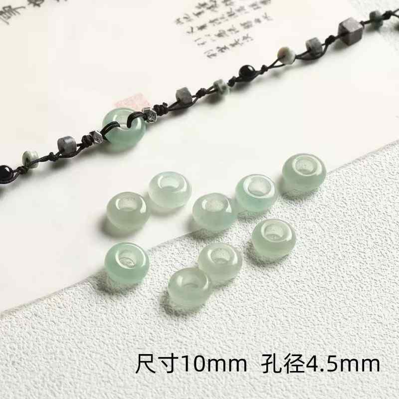 safety buckle woven bracelet bracelet wheel Abacus agate beads diy beaded jewelry accessories