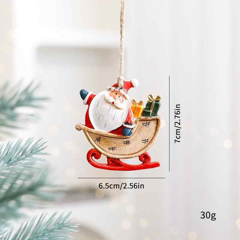 Christmas Decorations Ins Elk Pendants Tree Ornaments Cartoon Accessories Supplies