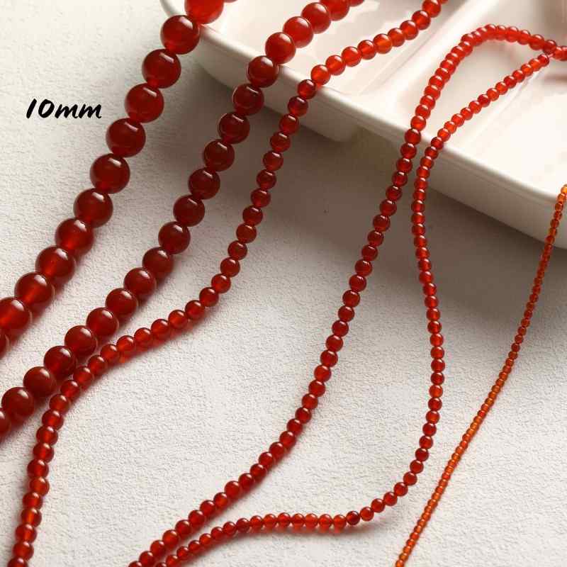 7A grade natural red agate diy bracelet necklace earrings accessories