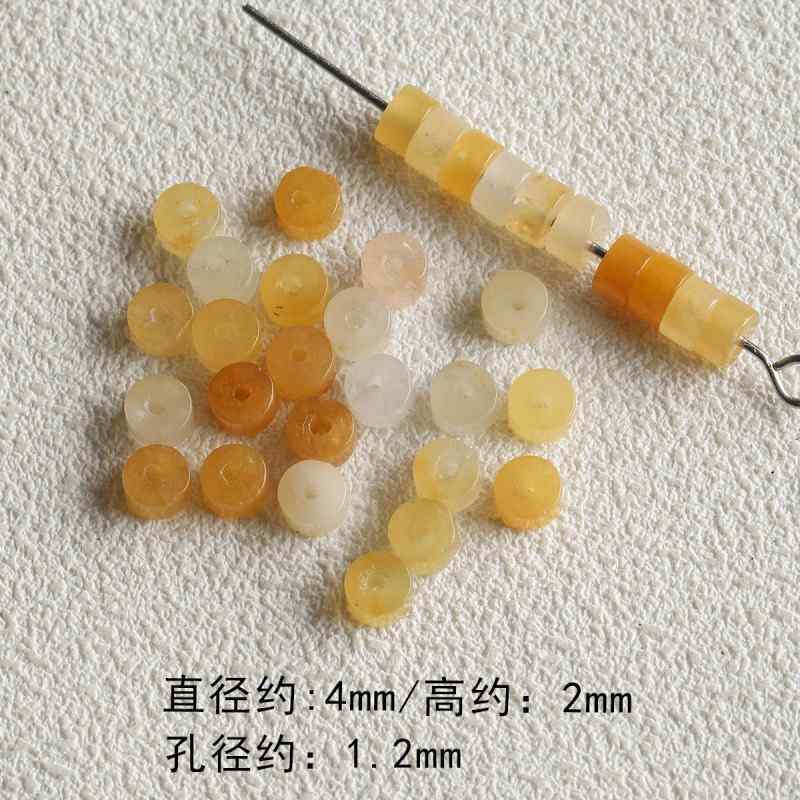 All-match natural stone round tube bead diy accessories material