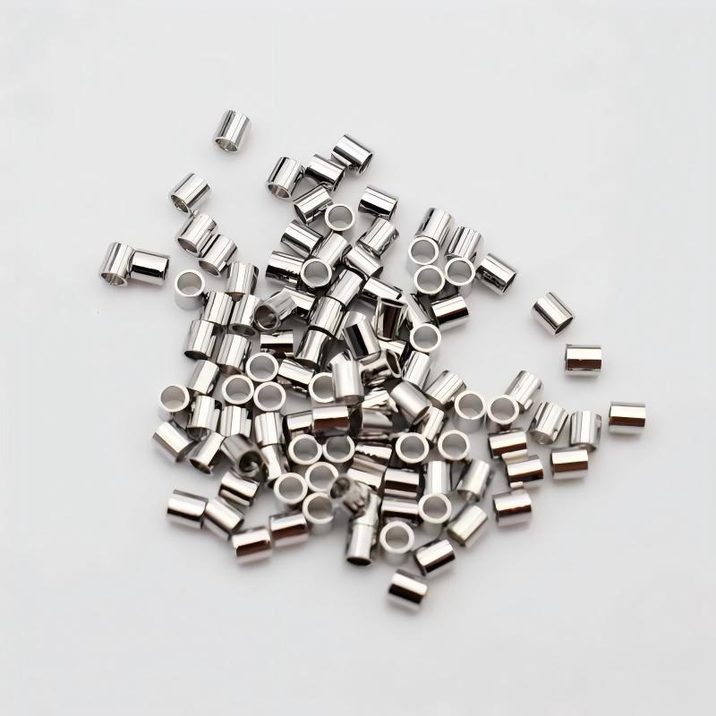 Plated clip flat positioning bead positioning tube diy accessories one bag