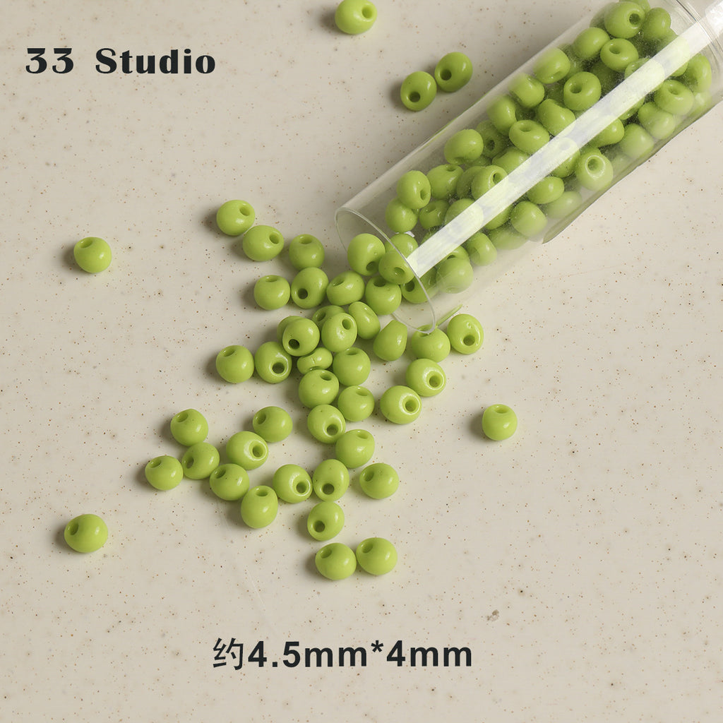 New Chinese style vintage ceramic beads rice beads water drop diy accessories material package bracelet necklace mobile phone chain beaded loose beads