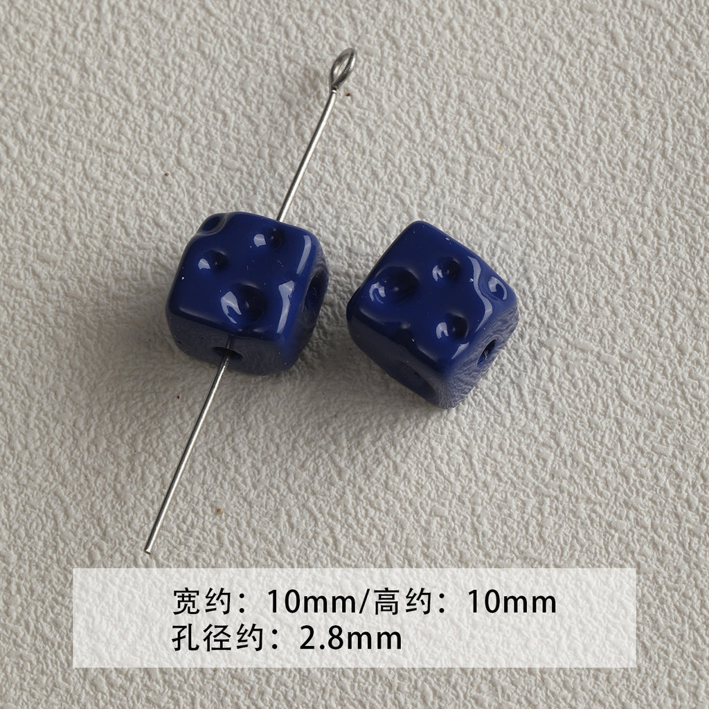 [Bihai] acrylic paint cheese star cone beaded mobile phone chain loose beads diy accessories material beads