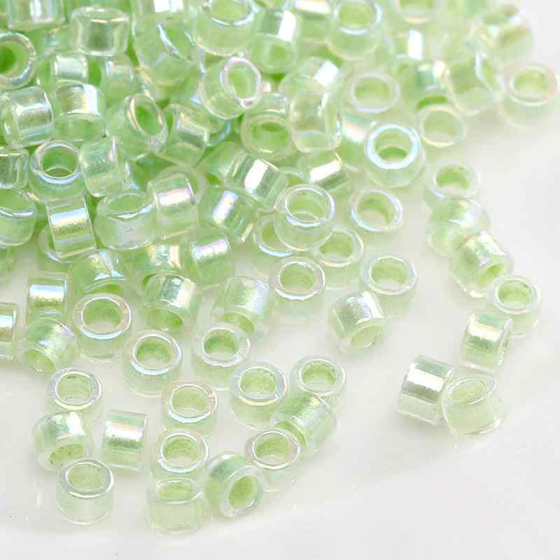 Green Style Glass Glazed Rice Beads DIY Handmade Accessories