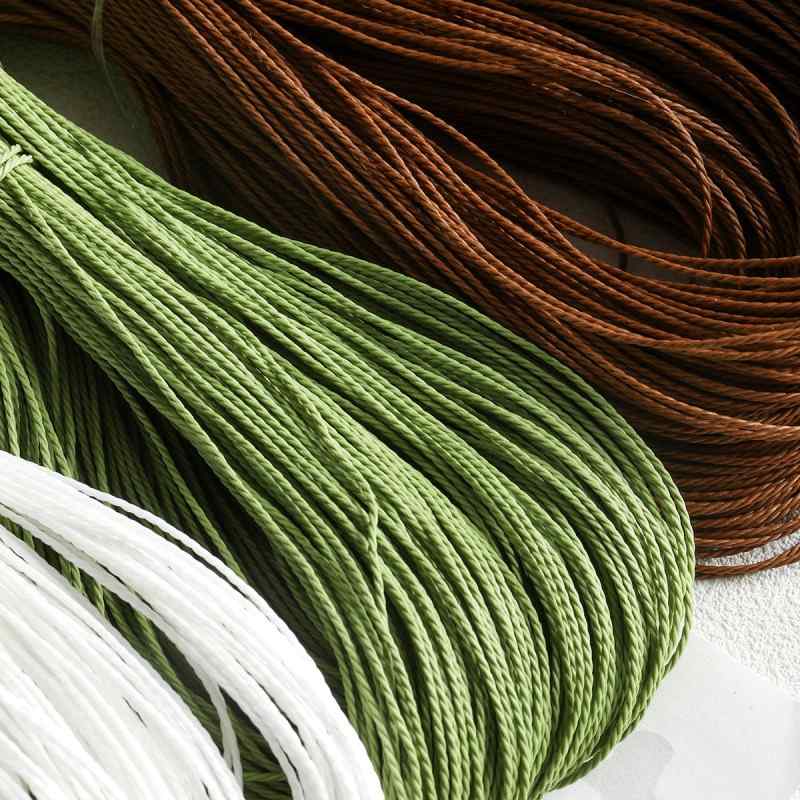 1mm non-elastic wax line woven rope necklace pendant special beaded line diy accessories