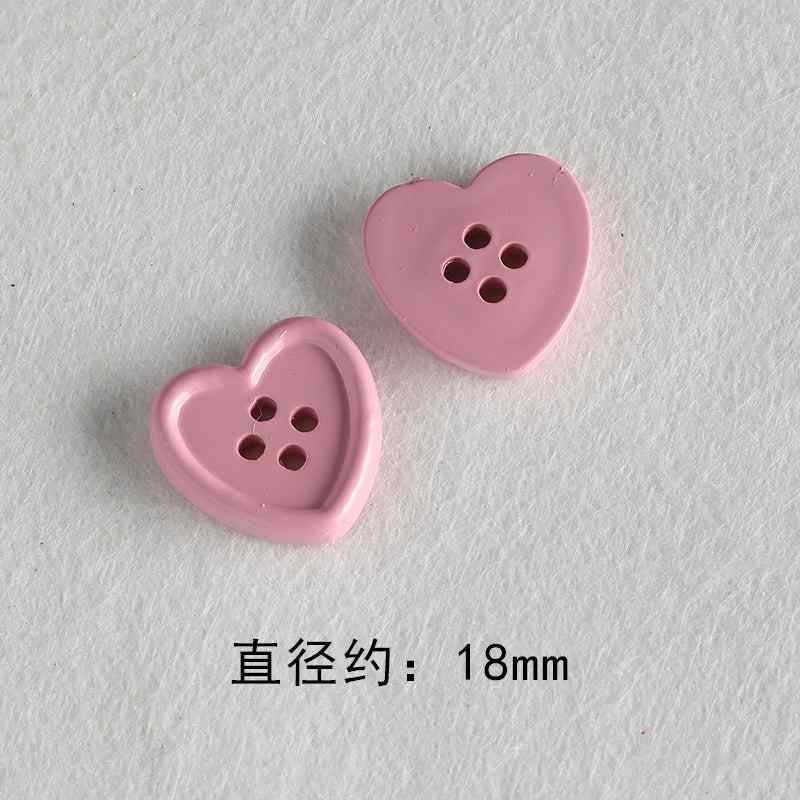 Resin color all-match niche buttons beads diy accessories material
