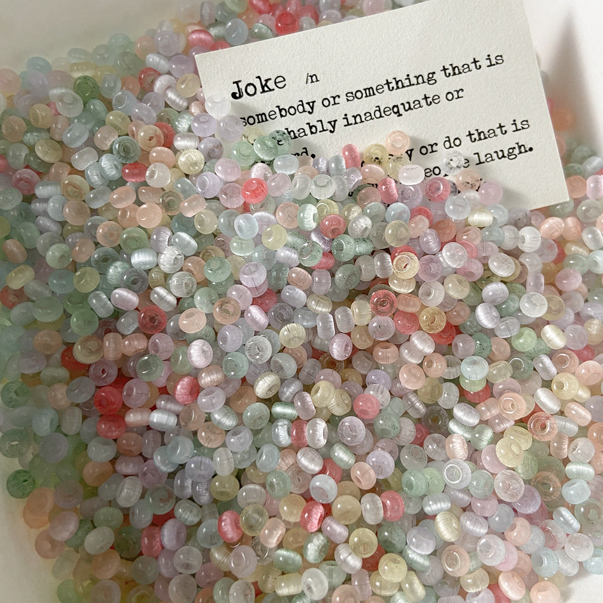 4*2mm Brushed Cat's Eye Abacus Rice Beads Braided Bead Bracelet Necklace Loose Beads DIY Accessories Material Beads