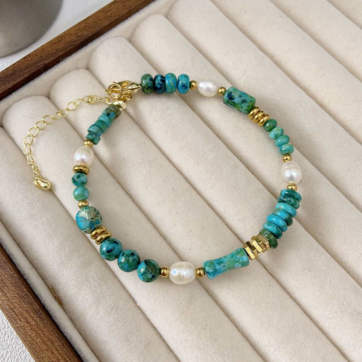 [A touch of orchid] Phoenix stone natural stone loose beads spacer round beads bracelet necklace diy accessories material